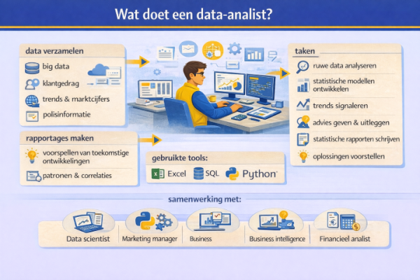 Alles over het beroep data-analist Wat doet een data-analist